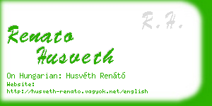 renato husveth business card