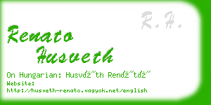 renato husveth business card